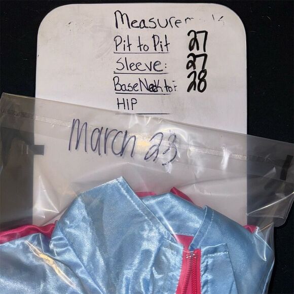 80s Color Block Windbreaker Jacket 3XL Multicolor Unisex - Picture 5 of 5